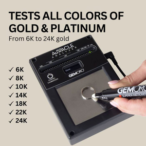 GEMORO Gold Tester AuRACLE Analyzer Premium 6-24K Gold & Platinum Testing Machine for Jewelry Stores - Product Image 2