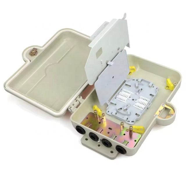 FTTH 1*8 Indoor/Outdoor 12-core Wall Mount Optic Distribution Box ODF PLC Splitter Type Fiber Optic Termination Box with WIFI