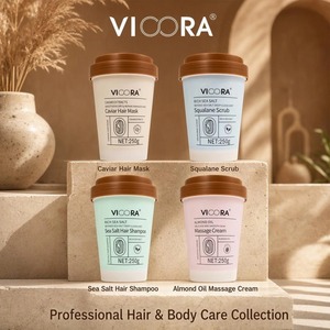 VICORA 250g Shampooing au sel marin raffiné, crème exfoliante pour le cuir chevelu, nettoyage en profondeur pour cuir chevelu <span class=keywords><strong>gras</strong></span> - Product Image 6