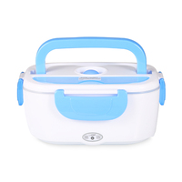 3-in-1 Elektrische Beheizbare Lunchbox 220V 110V 12V 24V Tragbarer Speisenwärmer für Erwachsene Reise-Heizbox für Auto und LKW