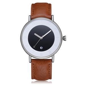 TOMI 070 Top Brand Leather Strap Quartz <strong>Watch</strong> Men Creative Dial Calendar Couple <strong>Watch</strong> Big Dial Reloj Hombre <strong>Teenager</strong> <strong>Watch</strong> - Product Image 4