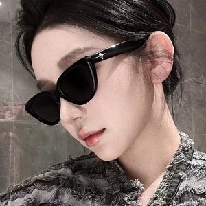 Lunettes de soleil rétro pour femmes, myopie, UV400, monture complète, œil de <span class=keywords><strong>chat</strong></span>, noires, petite monture, pour les voyages, la mode et les fêtes - Product Image 3
