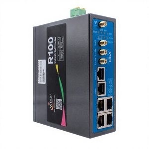 Robusto R100 <span class=keywords><strong>Router</strong></span> industriale 3G LTE <span class=keywords><strong>4G</strong></span> VPN Sim Card Slot Din Rail montaggio QoS funzione 2.4GHz <span class=keywords><strong>4G</strong></span> VPN <span class=keywords><strong>Router</strong></span> 3G LTE QoS - Product Image 1