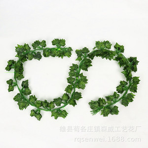 Hojas Artificiales de Pothos de 200 cm o Más, Planta de Seda, Decoración para el Hogar, Decoración de Balcón, Hojas de Uva de Plástico - Product Image 3