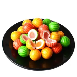 Custom Private Label Different Fruit Flavor Jelly Sweets Chewing Gum Candy Bubble Gum