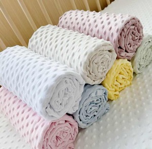 2024 gros Super doux cristal vison point flanelle <span class=keywords><strong>polaire</strong></span> <span class=keywords><strong>bébé</strong></span> <span class=keywords><strong>couverture</strong></span> pour nouveau-nés - Product Image 4