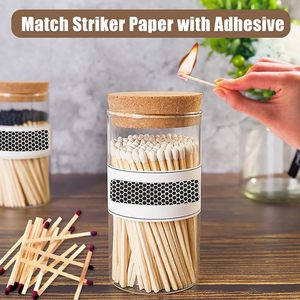 Match Strike <span class=keywords><strong>Paper</strong></span> dengan perekat untuk hadiah rumah Anda aksesoris acara Premium kayu panjang keselamatan cocok dengan Terima kasih salam - Product Image 3