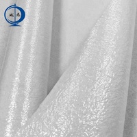 Rouleau de feutre adhésif 100 % polyester écologique pour usage hospitalier, tissu polaire respirant et imperméable, motif uni collé