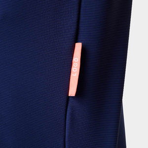 <span class=keywords><strong>T</strong></span>-<span class=keywords><strong>shirt</strong></span> col montant personnalisé <span class=keywords><strong>bleu</strong></span> <span class=keywords><strong>marine</strong></span>, manches courtes, doux, respirant, vierge, ajusté, pour le sport et le golf - Product Image 6