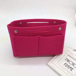 Organisateur de maquillage de voyage en <span class=keywords><strong>feutre</strong></span> très vendu, insert de rangement polyvalent - Product Image 6