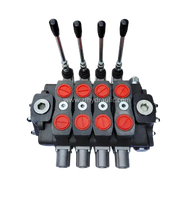 Hidrolik Teknik fitting SD25 hidrolik 4 spul hidrolik Distributor Directional section Manual tuas kontrol katup