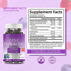 Goma de hierro de alta resistencia OEM, suplemento de vitamina C, calcio vegetariano - Product Image 2