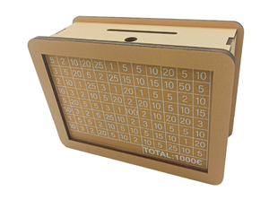 Tireliers en bois portables de haute qualité et respectueux de l'environnement pour les objectifs d'épargne des enfants et des adultes, cadeau de comptage - Product Image 1