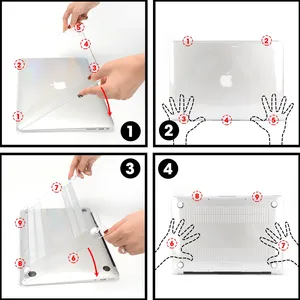 เคสแล็ปท็อปสำหรับ <span class=keywords><strong>Apple</strong></span> <span class=keywords><strong>Macbook</strong></span> 11 12 <span class=keywords><strong>13</strong></span> 15 16 นิ้ว สำหรับชิป <span class=keywords><strong>M1</strong></span> Pro <span class=keywords><strong>13</strong></span> A2338 สำหรับ New <span class=keywords><strong>Air</strong></span> <span class=keywords><strong>13</strong></span> A2337 A2179 ฝาครอบป้องกันแบบคริสตัล - Product Image 5