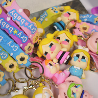 CryBaby Frozen caja ciega figurita llavero PVC juguete mochila colgante accesorio Mini moda 1/12 escala