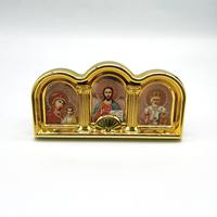 Icondx — icônes religieux peintes sur mesure, décoration, en forme de porte, plaqué plastique, jésus, vierge marie
