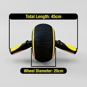 홈 복근 휠 / 복근 운동기구 / 무소음 복근 롤러 - Product Image 2