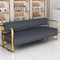 Canapé d'attente moderne et durable pour salon de coiffure, salon de beauté, magasin de vêtements, hôtel et centre commercial