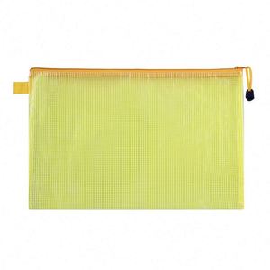 Lock Envelope <b>File</b> Folder A4 Pouch Factory Price Full Color Customizable Plastic Oxford <b>Document</b> Bag with Zipper - Product Image 3