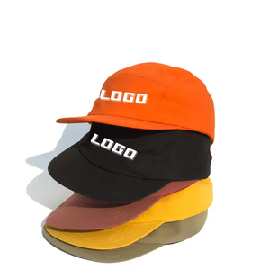 Gorro de Campamento de Nailon para Deportes al Aire Libre, de 5 Paneles, sin Estructura, de Secado Rápido, Transpirable, Impermeable, con Bordado Impreso - Product Image 1