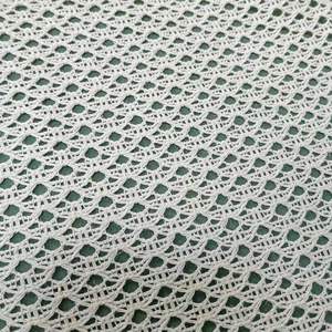 Poliéster suave hueco telas ganchillo 3D jacquard bikinis cubre faldas telas de costura traje de baño y ropa de playa traje - Product Image 4