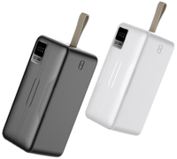 Batterie externe sans fil à charge rapide 22,5 W de haute qualité avec affichage LED, option de logo personnalisé, double ports USB Type-C, portable pour téléphone