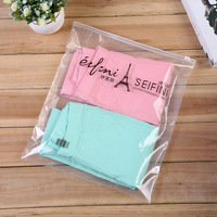 Sacs d'emballage en plastique pour vêtements de sport, sous-vêtements personnalisés, fermeture éclair, pochette d'emballage pour vêtements