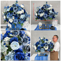Boule de fleurs artificielle en soie de 70 cm, élégante et romantique, pour décoration de mariage – Meilleure vente