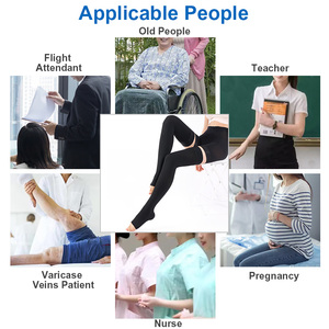 Compports Wholesale Silicone Grip Non-Slip Compression Class 2 Open Toe Thigh High Stockings for Daily Wear - Product Image 5