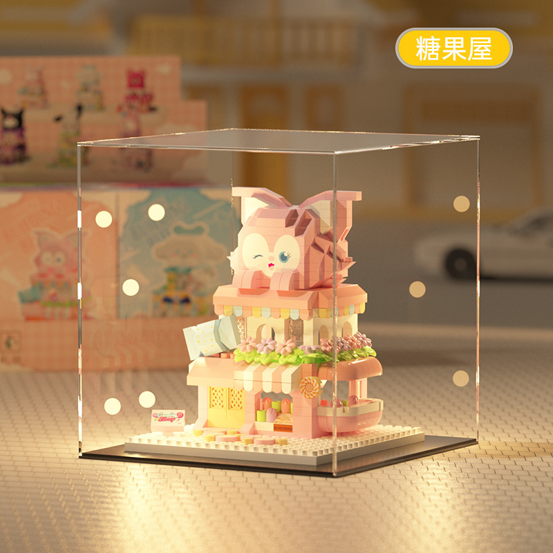 M3215-candy house-color box packaging-acrylic-decorative lights