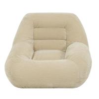 Fauteuil de salon rétro français individuel, design moderne, rembourré en éponge, inclinable, modulaire, confortable, pour chambre et salon
