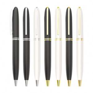 Bolígrafo Publicitario de Lujo Personalizado, 1.0 mm, Metálico, Grabado Personalizado, Nuevo Regalo, Tinta Negra, para Oficina y Escuela - Product Image 1