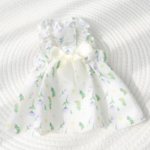 Ropa para Perros Echo, Ligera, con Clip para Correa, Estilo Princesa Floral Francés, Nuevo Estilo para Primavera/Verano, para Bichón y Gatos Teddy - Product Image 6