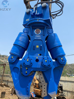 TSC-330DH Cisaille hydraulique à double cylindre pour excavatrice, outil de coupe robuste avec pompe, pour ferraille et acier de plus de 40 tonnes