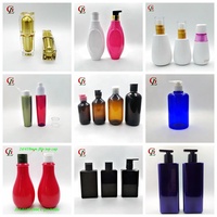 Venta caliente HDPE 500 ml loción botella de plástico botella de champú cilindro con aluminio tapa/tapa cierre