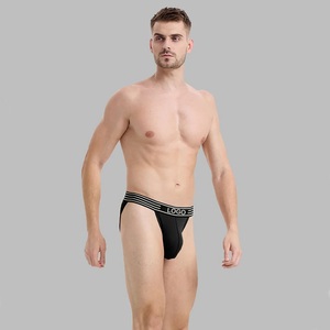 Jockstrap Thiết kế dây thắt lưng Mens bikini đồ lót Breathable dệt kim gấu Đồ lót sexy thongs jockstrap cho nam giới - Product Image 2