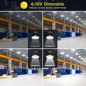 200W blanco para LED High Bay Light 28.000 lúmenes 800W HID reemplazo 5000K para una iluminación eficiente del almacén - Product Image 2