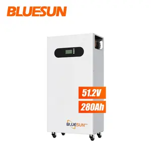Bluesun 51.2V 280Ah alta capacidade lítio bateria controle carga descarga tudo em uma bateria de lítio