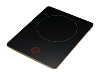 Table de cuisson à induction 2000W à commande tactile intelligente avec écran de projection, minuteur et verrouillage enfant pour une cuisson rapide