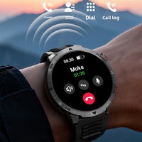 Reloj Inteligente Multifunción con Pantalla IPS, Carcasa de Aleación de Aluminio, Linterna Magnética de Silicona, Resistente al Agua IP68, Monitor de Ritmo Cardíaco y Sueño