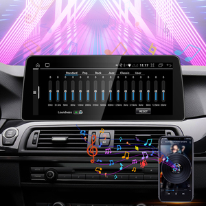 HFMidia Qualcomm Snapdragon 665 12,3 pouces 8 cœurs Carplay Android16 pour BMW Série 5 F10 F11 Lecteurs vidéo de voiture Multimédia central - Product Image 4