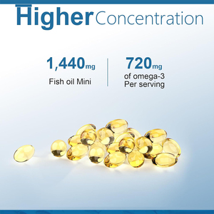 Huile de poisson oméga 3 OEM/ODM avec vitamine E pour soutenir l'immunité, capsules molles pour adultes - Product Image 2