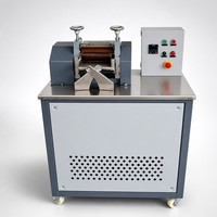 Machine de granulation de plastique, broyeur à deux rouleaux pour carbonate de calcium, mélangeur de composés CaCO3 et de talc, granulateur de laboratoire