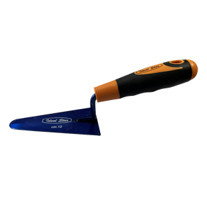 IDEAL STAR 16 cm Truelle à Marge à Pointe Ronde DIY Truelle à Béton et à Maçonnerie avec Manche en Bois Acier au Carbone et Lame en Acier Inoxydable - Product Image 1