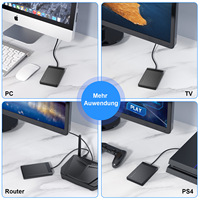 Корпус для SSD MSATA с интерфейсом USB 3.0, беспроводной адаптер Mini PCI-E на USB, конвертер с чипом ASM для твердотельных накопителей