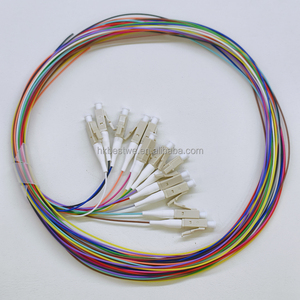 Pigtails à fibre optique haute vitesse 12 fibres, gaine LSZH, multimode, 1,5 m, connecteurs OM2 SC UPC pour panneau de brassage optique ODF - Product Image 3