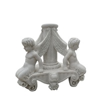 Sculpture de pied de table pour enfants en marbre - Design moderne pour utilisation en jardin