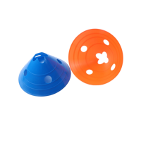 Disque d'agilité de football en gros avec trou, en PE durable pour l'entraînement de football et sportif