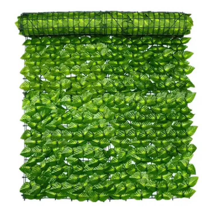 Tropische Plantenmuren Groene Grashagen Rollende Hekken Kunstmatige Groene Bladhekken