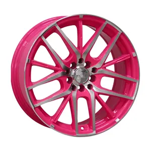 Jy Aftermarket Car wheels Surprise Price Red, blue, cyan, bright black, gray 17/18x8 inch PCD 5x120/100/112 suitable for any car